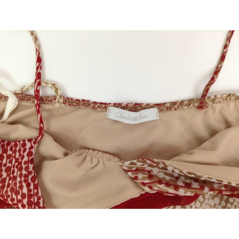 Charlotte Russe Chiffon Lined Pullover Dress Size S - Picture 6 of 10